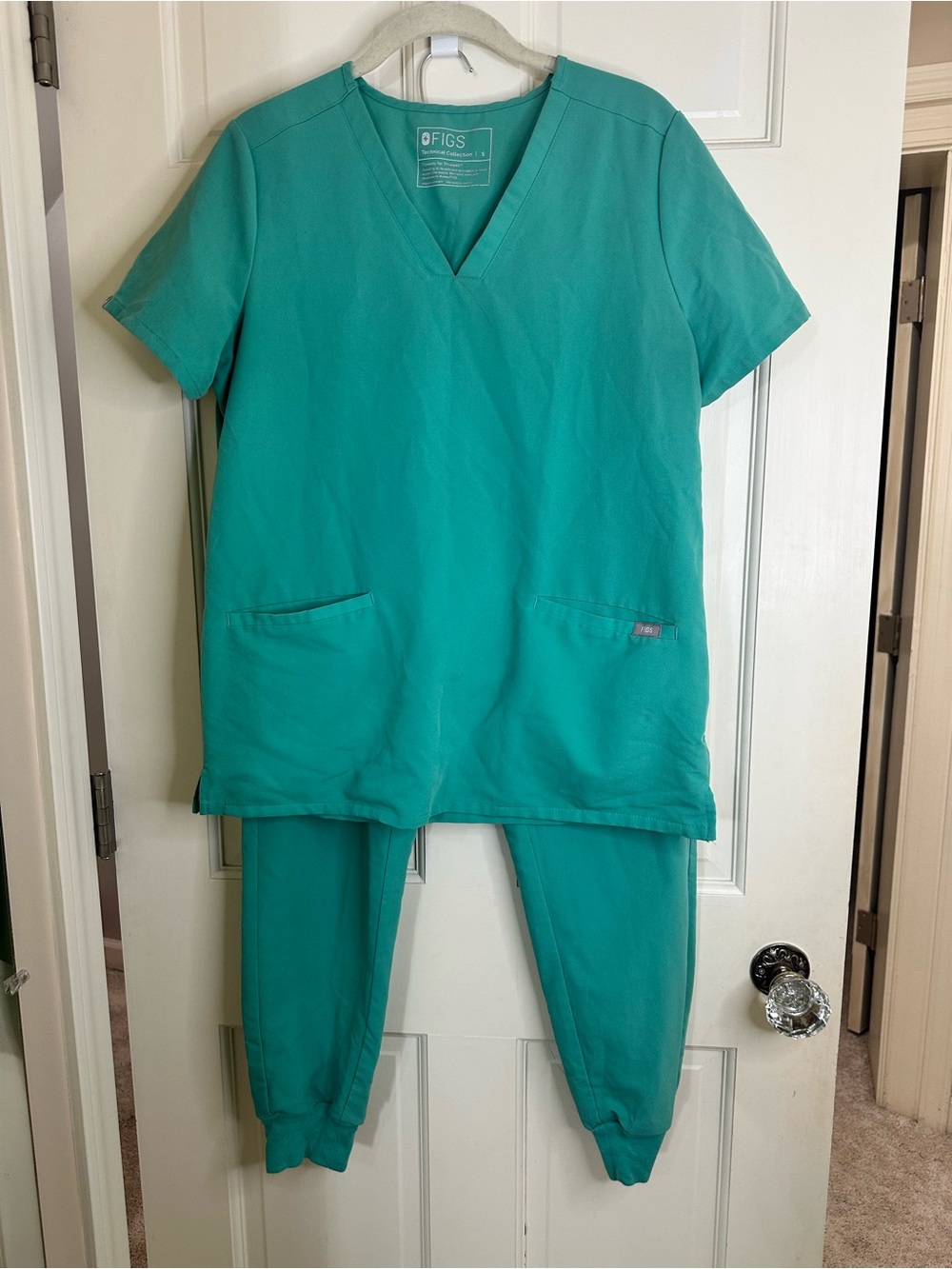 Figs Technical Collection Teal Scrub Set Small